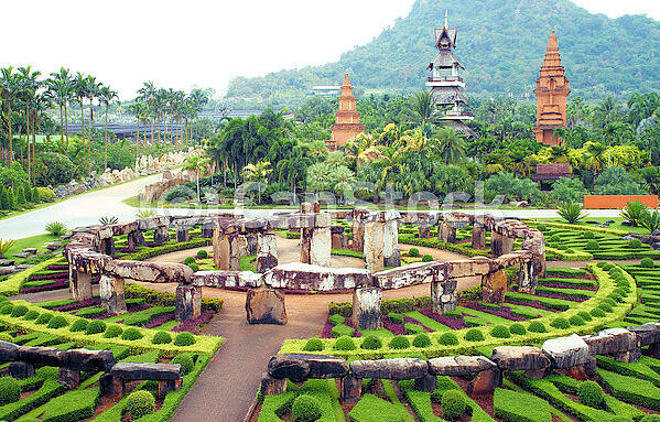 Les jardins de Nong Nooch à Jomtien.